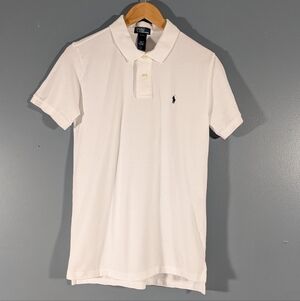 ❤️ Polo by Ralph Lauren White Polo Short Sleeve Collar Shirt Size XL 20